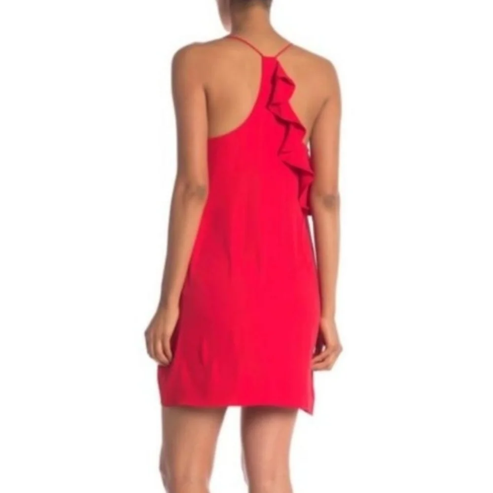 AMANDA UPRICHARD RIVAGE RED MINI DRESS SIZE S - Picture 4 of 12